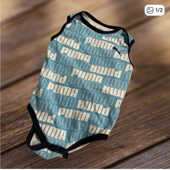 2/$10 Puma Champion 3-6m Baby Clothing Set Sports Soccer Matching - Picture 4 of 5